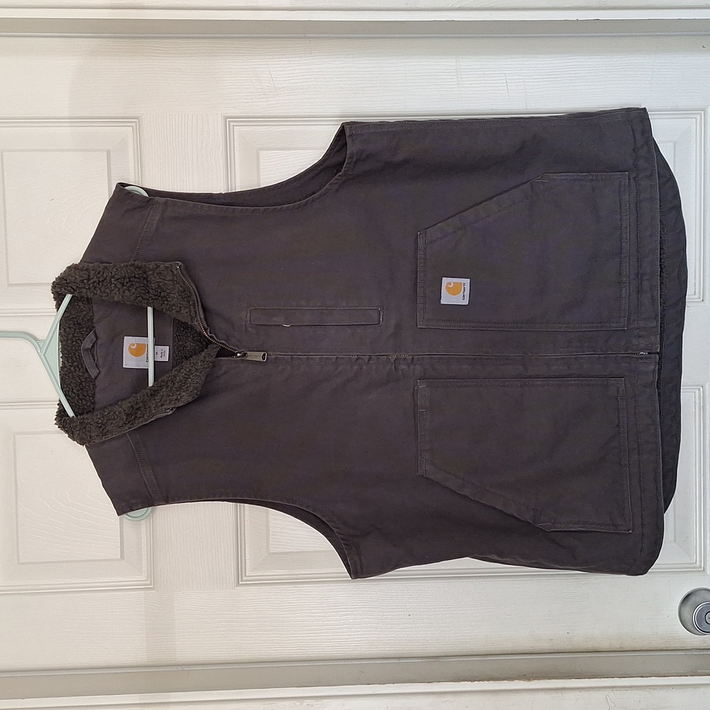 Mens Carhartt Sherpa Vest Men Size Medium